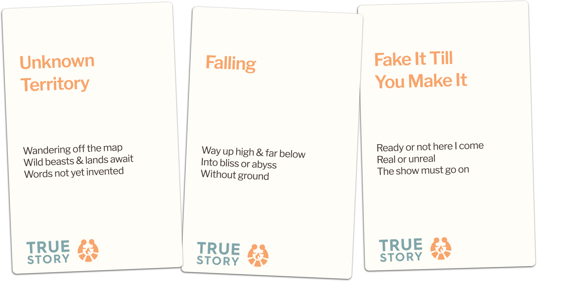 True Story game cards